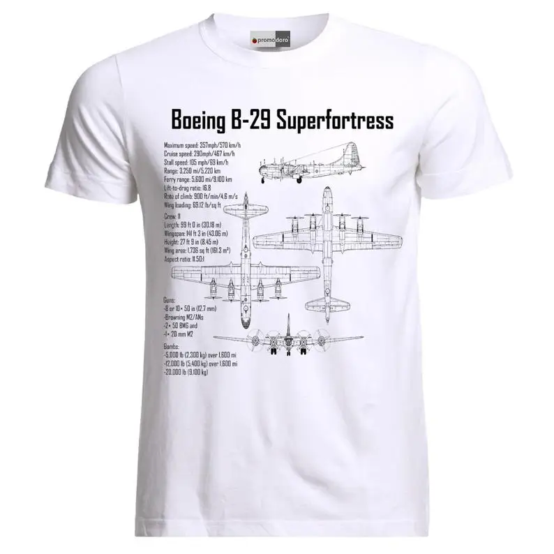 Boeing B-29 Superfortress Us Aircraft Flugzeugbomber World War 2 T-Shirt 2019 New Men T-Shirt Loose Clothes Cheap Tees
Boeing B-29 Superfortress Us Aircraft Flugzeugbomber World War 2 T-Shirt 2019 New Men T-Shirt Loose Clothes Cheap Tees