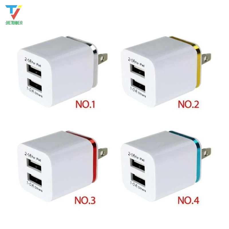 300pcs/lot Colorful 2A+1A EU/US Plug AC Power Adapter Home Trave Wall 2 port dual USB Charger For iPhone 7 8 Charging wholesale
300pcs/lot Colorful 2A+1A EU/US Plug AC Power Adapter Home Trave Wall 2 port dual USB Charger For iPhone 7 8 Charging wholesale