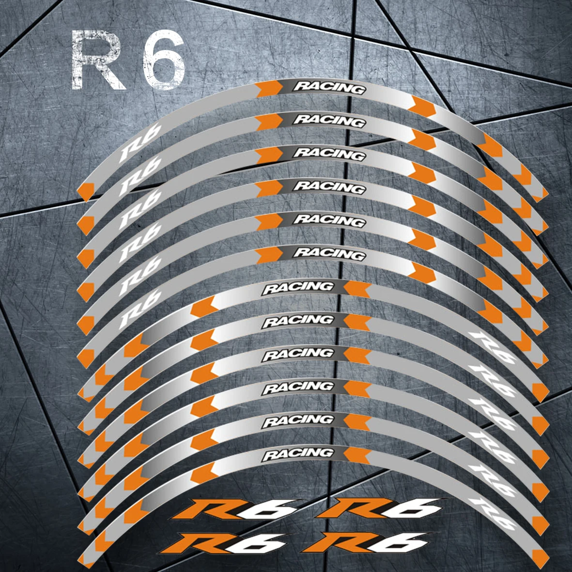 8 color for YAMAHA YZF R6 motorcycle 17inch wheel decals Reflective stickers rim stripes YZF R6 motorbike YZF R6
8 color for YAMAHA YZF R6 motorcycle 17inch wheel decals Reflective stickers rim stripes YZF R6 motorbike YZF R6