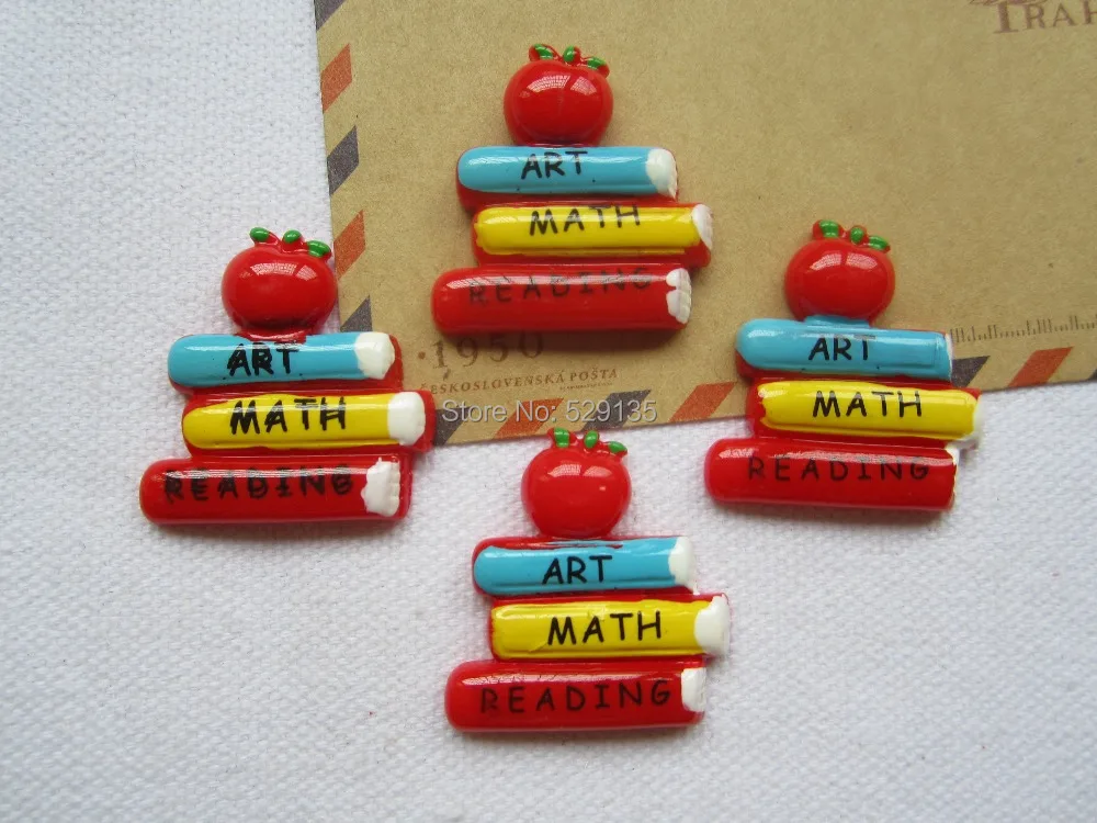 Books Art & Math & Reading with Apple Back to School Students Cabochon for phone decoration, Home Crafts(29*30mm)
Books Art & Math & Reading with Apple Back to School Students Cabochon for phone decoration, Home Crafts(29*30mm)