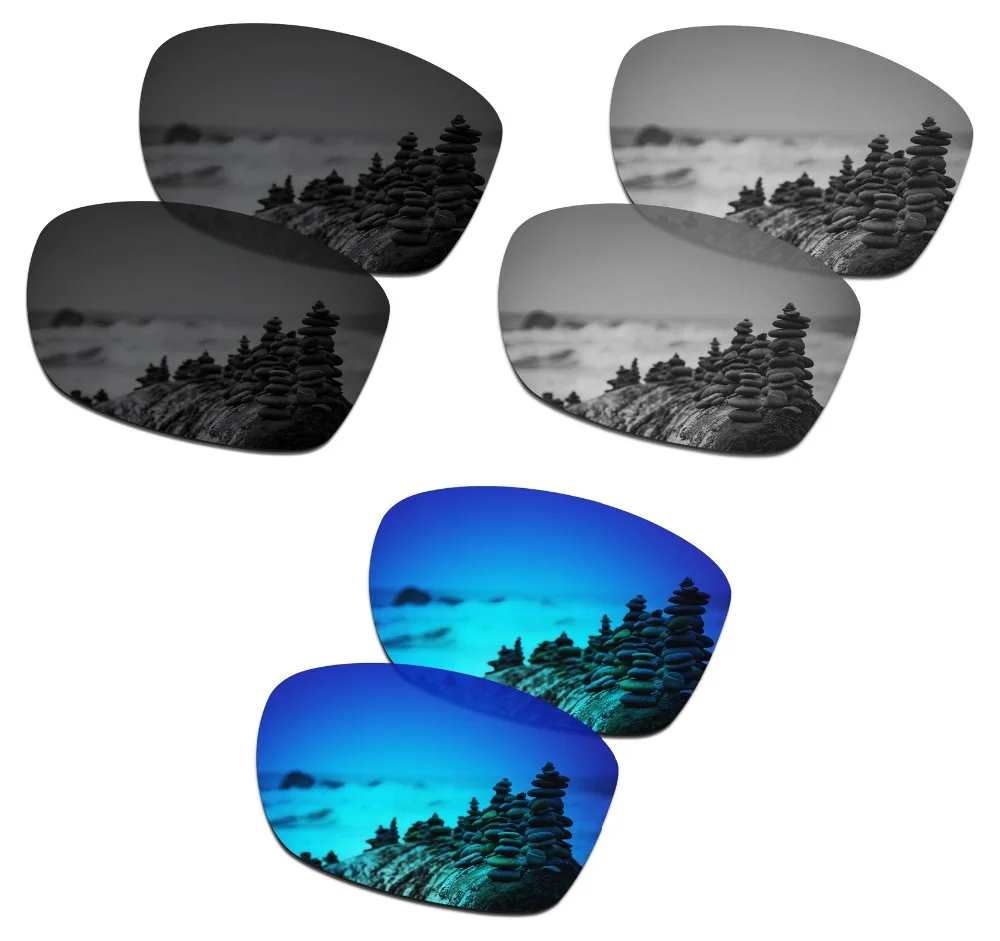 SmartVLT 3 Pairs Polarized Sunglasses Replacement Lenses for Oakley Jupiter Squared Stealth Black & Silver Titanium & Ice Blue
SmartVLT 3 Pairs Polarized Sunglasses Replacement Lenses for Oakley Jupiter Squared Stealth Black & Silver Titanium & Ice Blue