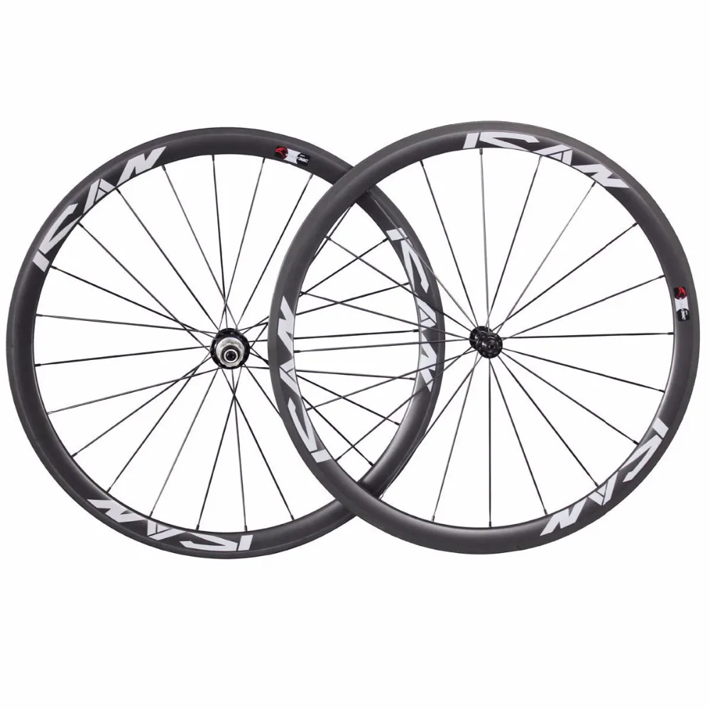 700C road carbon wheels 38mm basalt surface carbon clincher wheelset 23mm with UD-matt with ican logo road bike wheels 38C
700C road carbon wheels 38mm basalt surface carbon clincher wheelset 23mm with UD-matt with ican logo road bike wheels 38C
