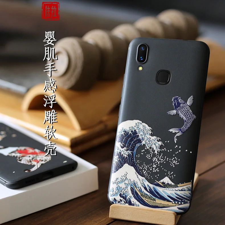Большой рельефный ЧЕХОЛ ДЛЯ VIVO NEX X21 Z1 Z1i Y85 чехол с объемным гигантским рельефным