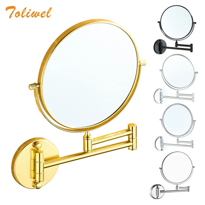 8" Round Magnifying Mirror Double Side 3x to 1x Bathroom Make Up Mirror Wall Mount 3D71921
8" Round Magnifying Mirror Double Side 3x to 1x Bathroom Make Up Mirror Wall Mount 3D71921