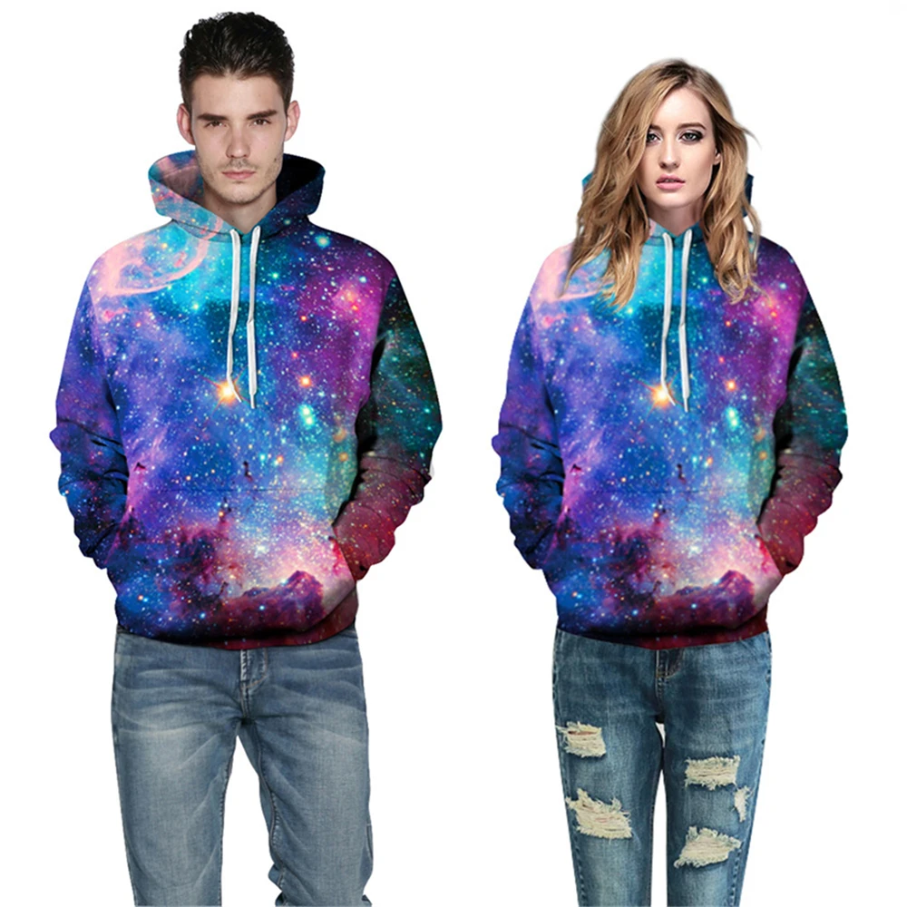 Punk Popular High uality Digital Printed Stars Sky Hoodies Sweatershirts Cotton Long Sleeve Casual Tops Loose Sportswear
Punk Popular High uality Digital Printed Stars Sky Hoodies Sweatershirts Cotton Long Sleeve Casual Tops Loose Sportswear