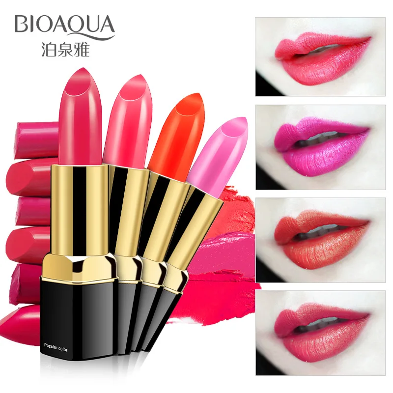 BIOAQUA 1pcs Sexy Red Lip Waterproof Long Lasting Lipstick Moisturizer Smooth Lip Stick Nutritious Lip Gloss Beauty Makeup
BIOAQUA 1pcs Sexy Red Lip Waterproof Long Lasting Lipstick Moisturizer Smooth Lip Stick Nutritious Lip Gloss Beauty Makeup