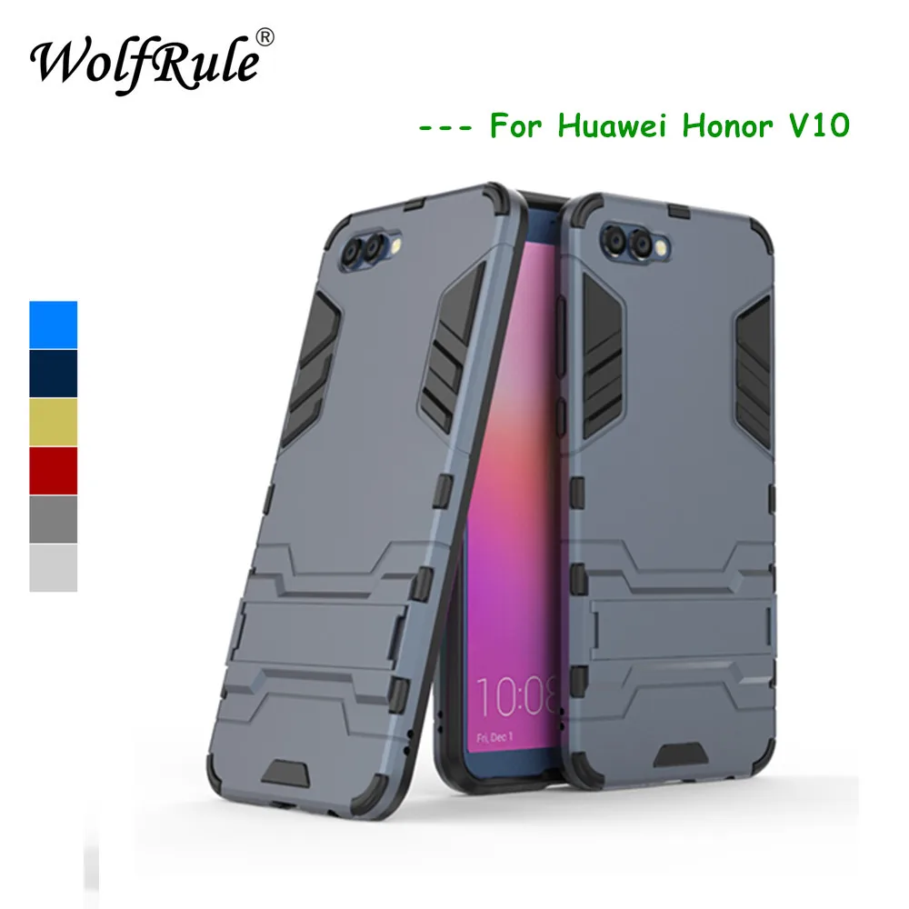 WolfRule Huawei Honor V10 Case Honor V10 Cover Soft Silicone + Plastic Kickstand Case For Huawei Honor V10 Phone V10 Shell 5.99"
WolfRule Huawei Honor V10 Case Honor V10 Cover Soft Silicone + Plastic Kickstand Case For Huawei Honor V10 Phone V10 Shell 5.99"
