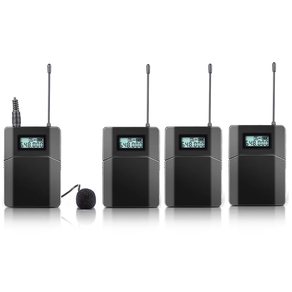 100m RF stereo Wireless Microphone For Tour Guide Conference Teaching with Microphone (3 reciver + 1 transmitter)
100m RF stereo Wireless Microphone For Tour Guide Conference Teaching with Microphone (3 reciver + 1 transmitter)