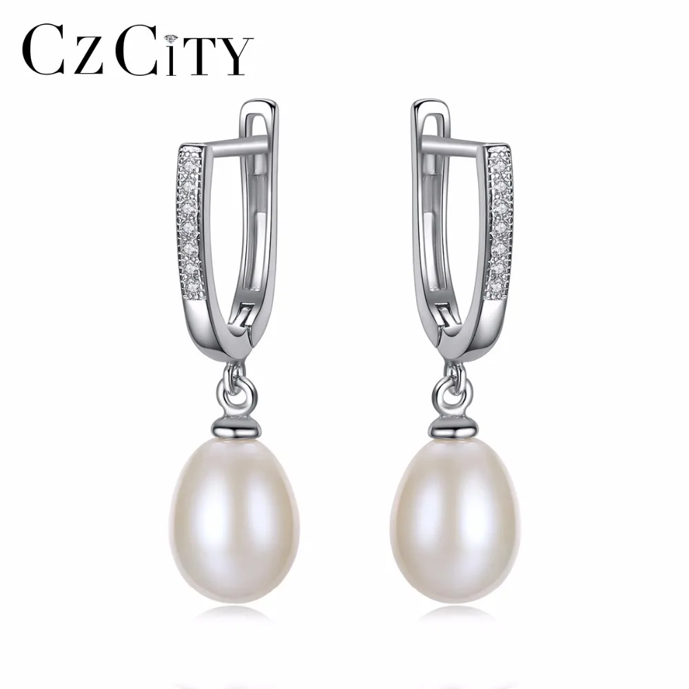 CZCITY Fashion 925 Sterling-silver 8-9mm Natural Pearl Clip on Earrings for Women Elegant Dangle Hanging Earrings Fine Jewelry
CZCITY Fashion 925 Sterling-silver 8-9mm Natural Pearl Clip on Earrings for Women Elegant Dangle Hanging Earrings Fine Jewelry