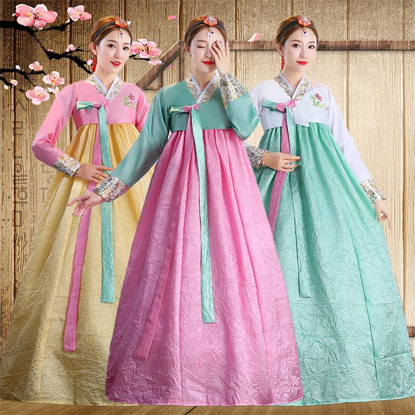 Женский костюм Hanbok в Корейском стиле, винтажный традиционный костюм принцессы для сцены и представлений, азиатская одежда
Женский костюм Hanbok в Корейском стиле, винтажный традиционный костюм принцессы для сцены и представлений, азиатская одежда