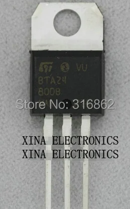 BTA24-800B 24-800B 24A/800V TO-220 ROHS ORIGINAL 20PCS/lot Free Shipping Electronics composition kit
BTA24-800B 24-800B 24A/800V TO-220 ROHS ORIGINAL 20PCS/lot Free Shipping Electronics composition kit