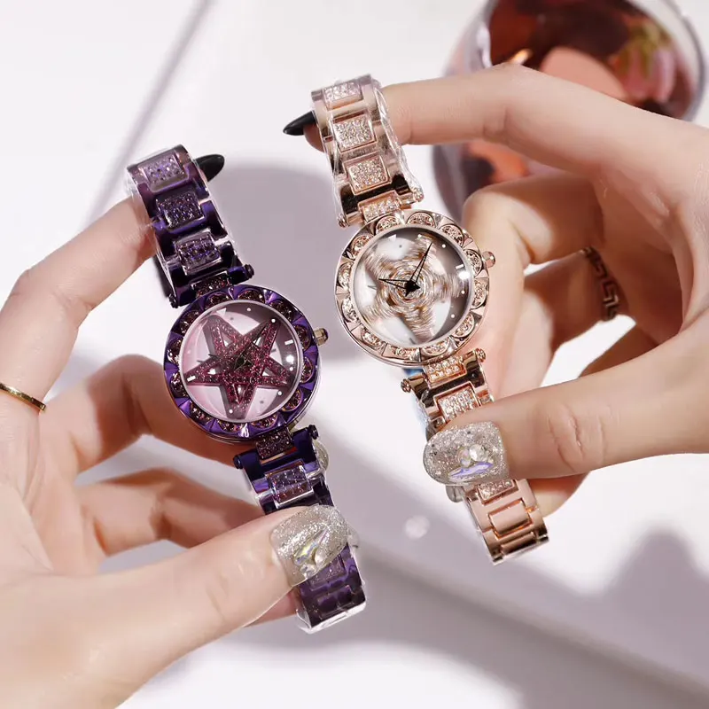2019 Fashion Diamond Rotating Ladies Watch Women Top Brand Luxury 2018 Women Watches Quartz Wrist Watches For Women Reloj Mujer
2019 Fashion Diamond Rotating Ladies Watch Women Top Brand Luxury 2018 Women Watches Quartz Wrist Watches For Women Reloj Mujer