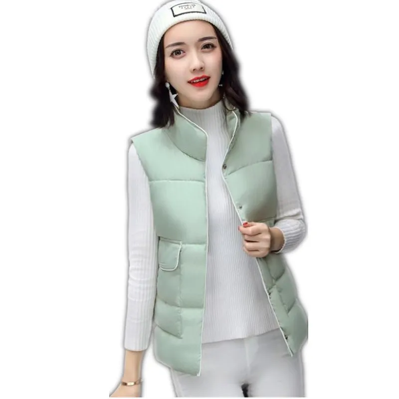 New Winter Women Vest 2018 Autumn Winter Women Short Waistcoat Female Stand-Collar Slim Plus Size 3XL Warm Female Vest Top Q930
New Winter Women Vest 2018 Autumn Winter Women Short Waistcoat Female Stand-Collar Slim Plus Size 3XL Warm Female Vest Top Q930