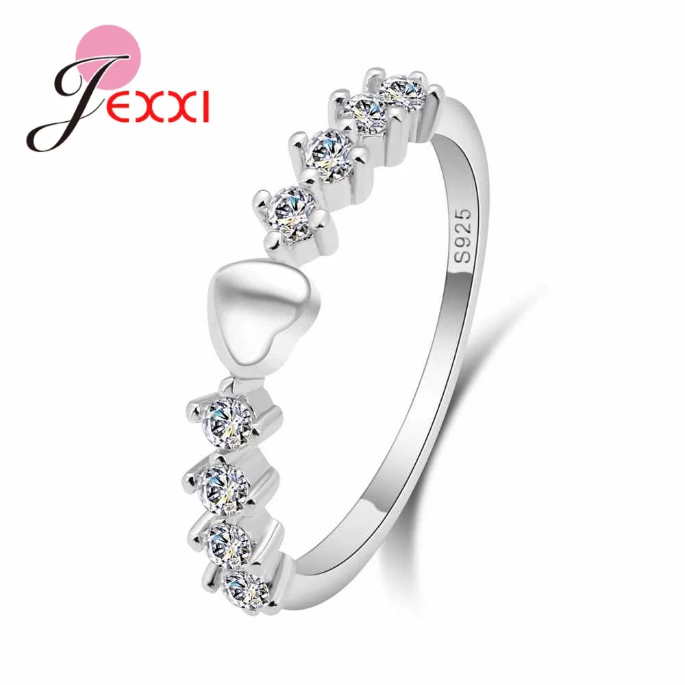 Luxury Promise Rings with Clear Heart Crystal Full White Cubic Zirconia 925 Sterling Silver Rings For Women Jewelry
Luxury Promise Rings with Clear Heart Crystal Full White Cubic Zirconia 925 Sterling Silver Rings For Women Jewelry