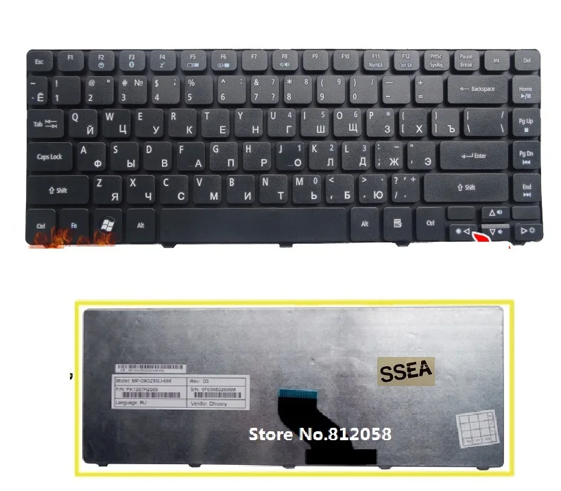 SSEA Новая русская клавиатура для ноутбука Acer Aspire 3410 3810 3810T 3410T 3410G 3815 3750 4820 4820G
SSEA Новая русская клавиатура для ноутбука Acer Aspire 3410 3810 3810T 3410T 3410G 3815 3750 4820 4820G