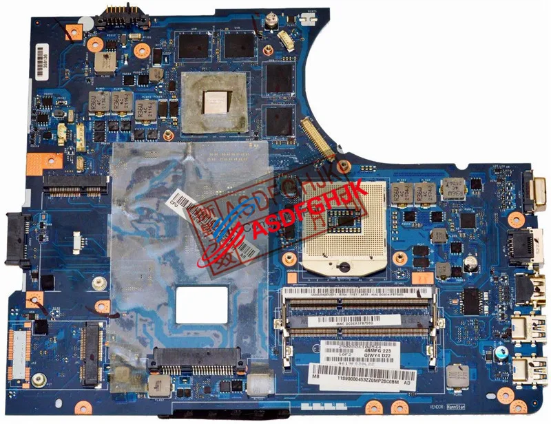 Оригинальный Для Lenovo Ideapad Y580 Материнская плата ноутбука 90000453 LA 8002P полностью