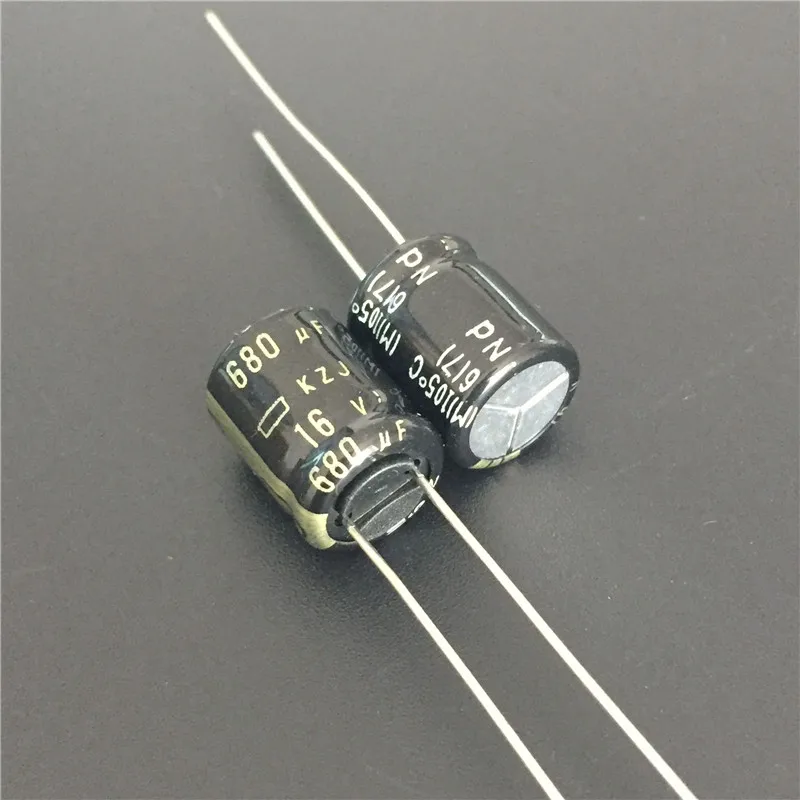 10 шт. 680 мкФ 16V Соединенные Chemi Con UCC KZJ серии 10x12 5 мм супер низкий ESR 16V680uF материнская