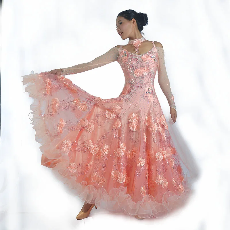 Customize New ballroom dance dress standard ballroom waltz dresses ballroom dance competition dresses custom made MD037
Customize New ballroom dance dress standard ballroom waltz dresses ballroom dance competition dresses custom made MD037