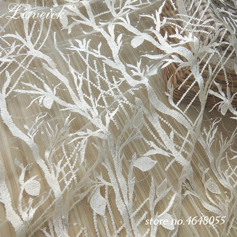 High Quality vintage white branch sequins Embroidery French Lace Fabric net tulle Lace Fabric for wedding Nigerian Party dress
High Quality vintage white branch sequins Embroidery French Lace Fabric net tulle Lace Fabric for wedding Nigerian Party dress