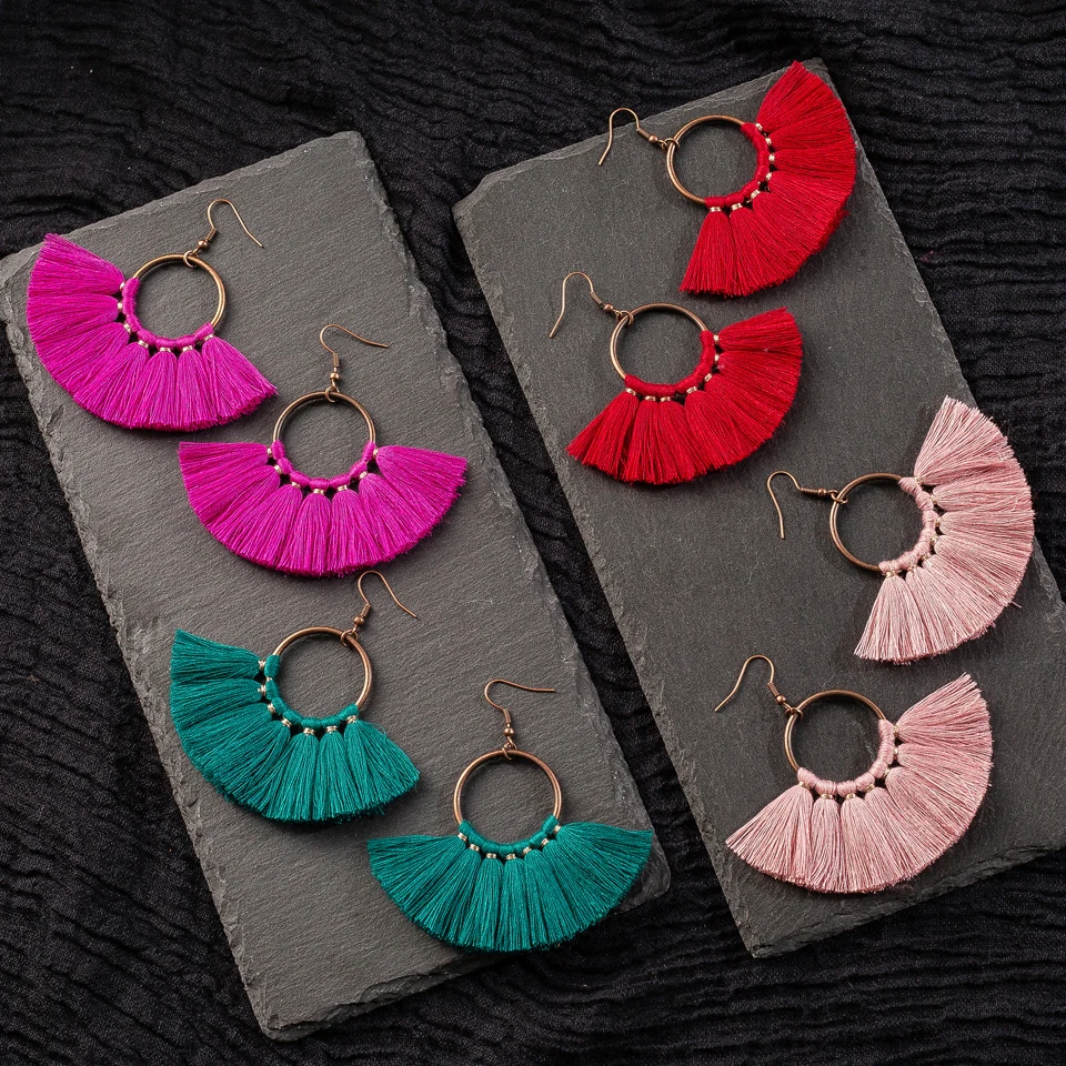 Vintage Dangle Drop Tassel Earrings for Women Female Fashion 2019 Statement Ethnic Bohemian Boho Earrings Jewelry Accessories
Vintage Dangle Drop Tassel Earrings for Women Female Fashion 2019 Statement Ethnic Bohemian Boho Earrings Jewelry Accessories