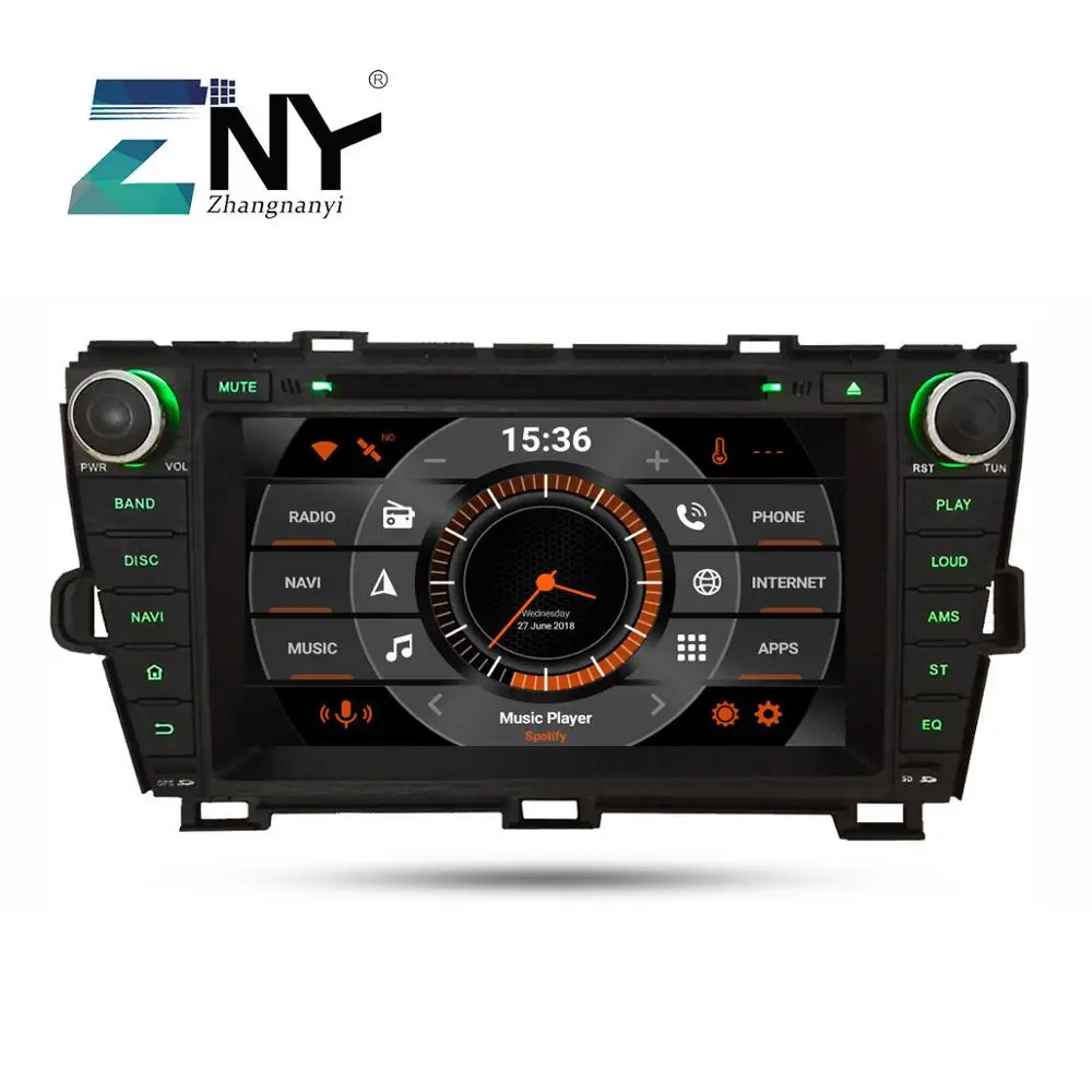 8 "IPS 2 Din Android 9 0 автомобильный стерео GPS для Toyota Prius 2009 2010 2011 2012 2013 DVD Радио DSP FM WiFi