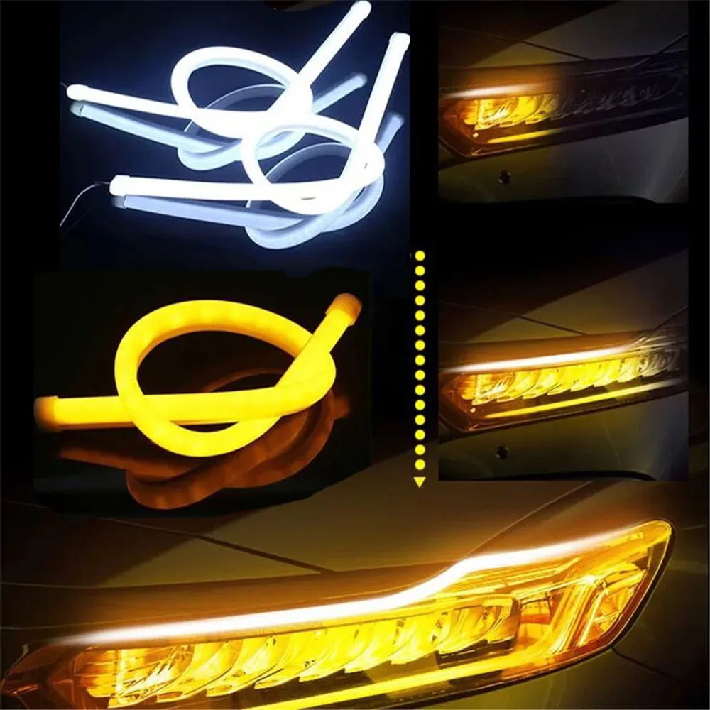 YHKOMS Universal Daytime Running Light DRL LED Car Lamp Fog Lamp Car Styling Led Day light DRL Lamp Turn Signal Guide Strip 12V
YHKOMS Universal Daytime Running Light DRL LED Car Lamp Fog Lamp Car Styling Led Day light DRL Lamp Turn Signal Guide Strip 12V