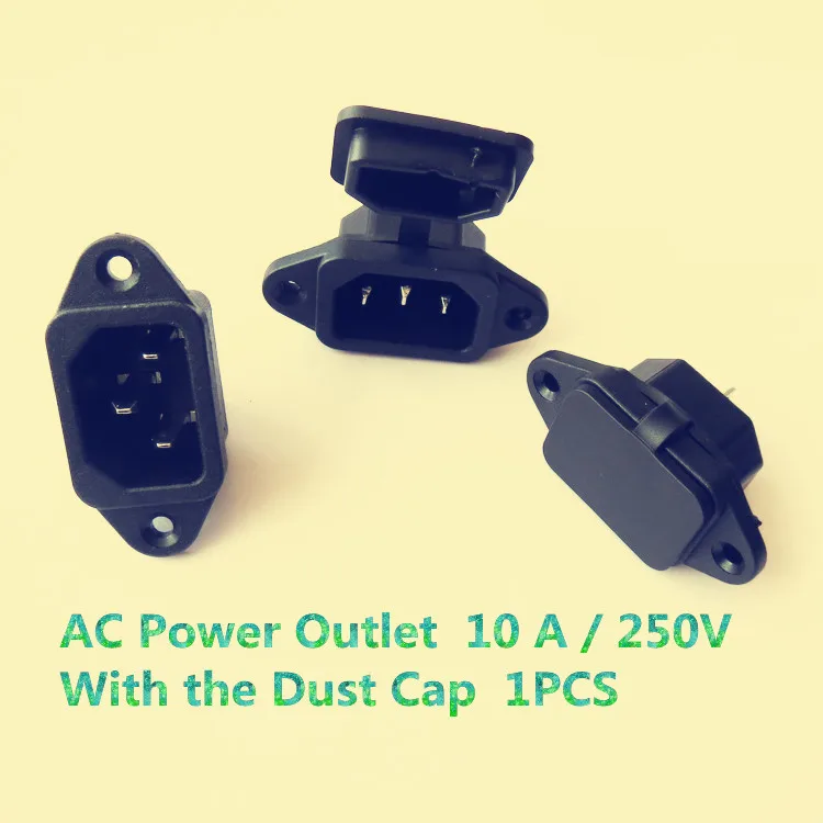 1PCS/LOT YT628 AC Power Outlet 10 A / 250V Electrical Socket Outlet Cable Socket Black With the Dust Cap
1PCS/LOT YT628 AC Power Outlet 10 A / 250V Electrical Socket Outlet Cable Socket Black With the Dust Cap