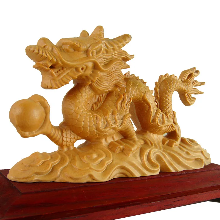 Chinese wooden sculpture zodiac dragon ornaments high-end home Feng Shui ornaments car accessories
Chinese wooden sculpture zodiac dragon ornaments high-end home Feng Shui ornaments car accessories