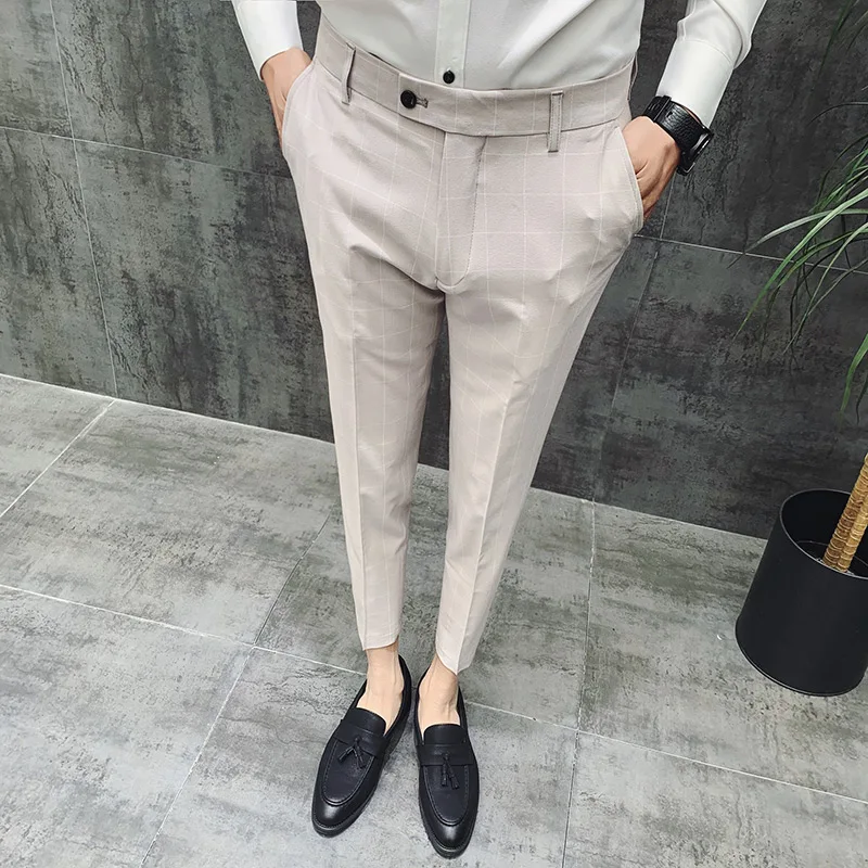 2019 Spring and Summer New Fashion Plaid Mens Slim Casual Suit Pants Business Men Ankle Length Pants 7 colour
2019 Spring and Summer New Fashion Plaid Mens Slim Casual Suit Pants Business Men Ankle Length Pants 7 colour