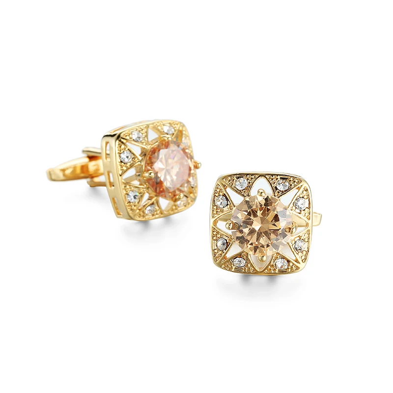 high-quality French Shirt Brand Classic Men's Jewelry Unique Wedding Groom Cuff links Gift Golden big Crystal Cufflinks for Men
high-quality French Shirt Brand Classic Men's Jewelry Unique Wedding Groom Cuff links Gift Golden big Crystal Cufflinks for Men