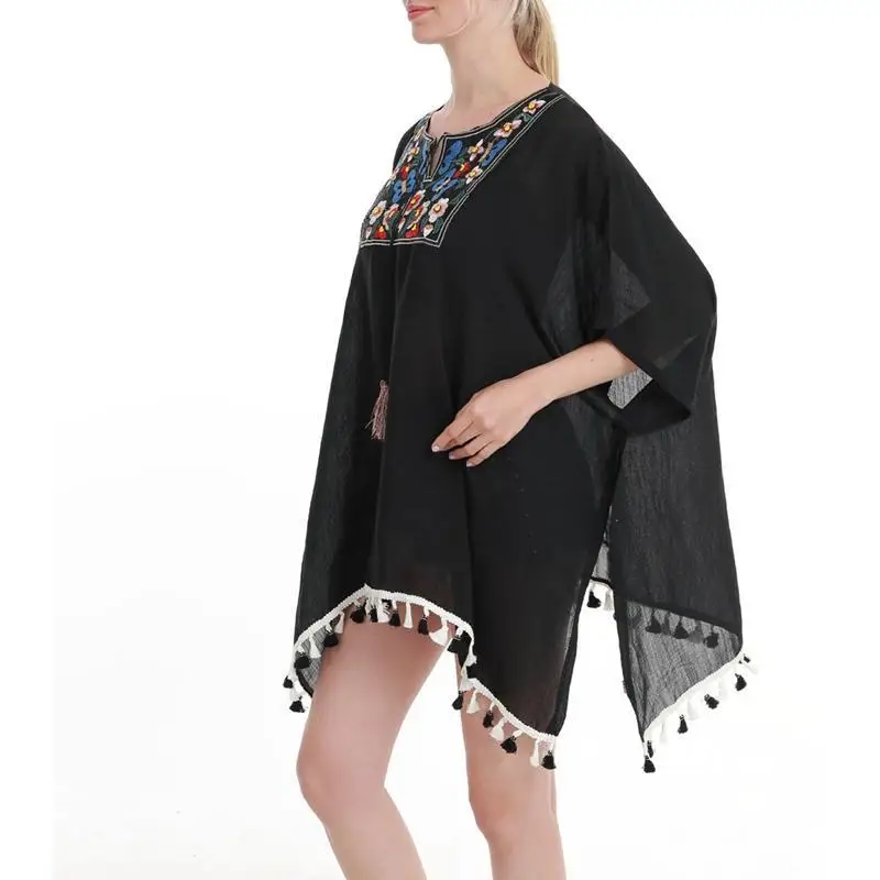 New Arrivals Beach Cover up White Tassel Swimwear Ladies Walk on The Sexy Praia Wear | Женская одежда