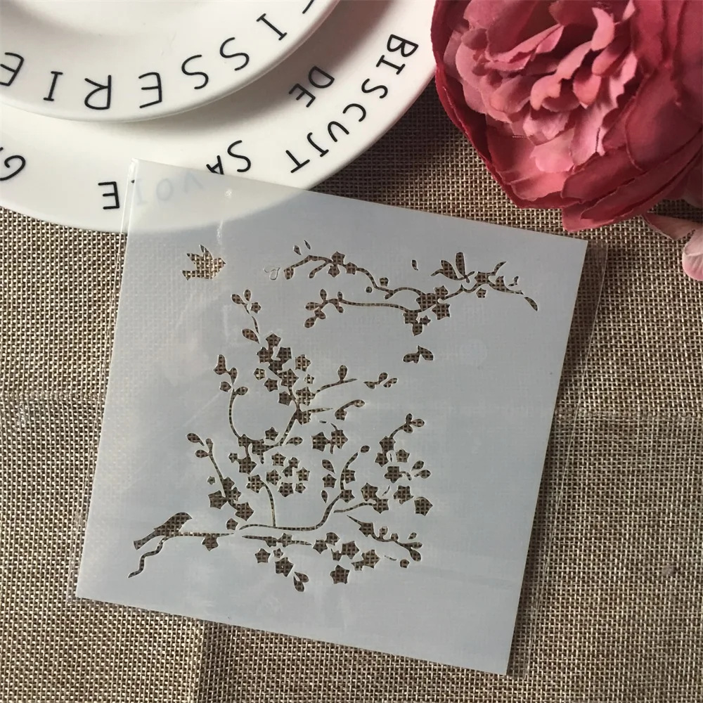 1 шт. 13 см, 5,1 дюйма, птичье дерево, DIY слои, трафареты, картина на стену, строительная карта, шаблон
1 шт. 13 см, 5,1 дюйма, птичье дерево, DIY слои, трафареты, картина на стену, строительная карта, шаблон
