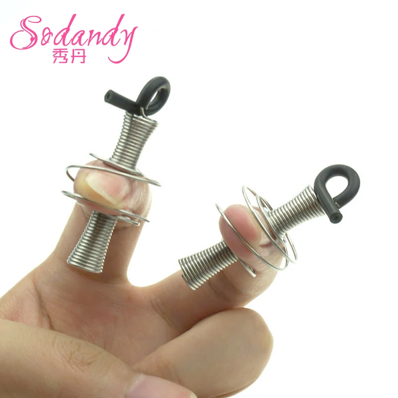Мощный Стальной электрозажим SODANDY для клитора зажим сосков электрошокирующий