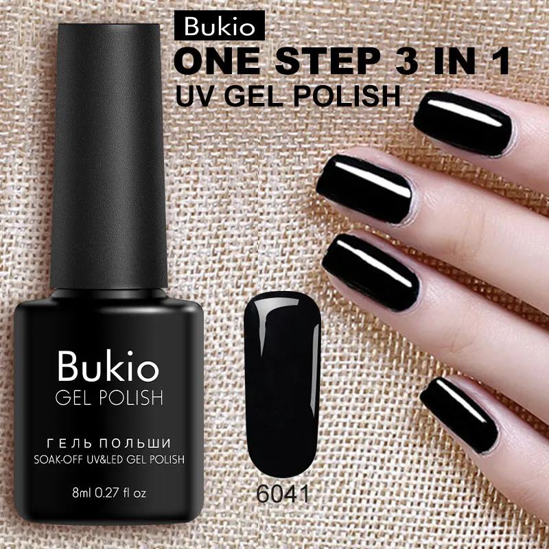 Гель лак для ногтей Bukio УФ гель 3 в 1 долговечный отмачиваемый Новое поступление