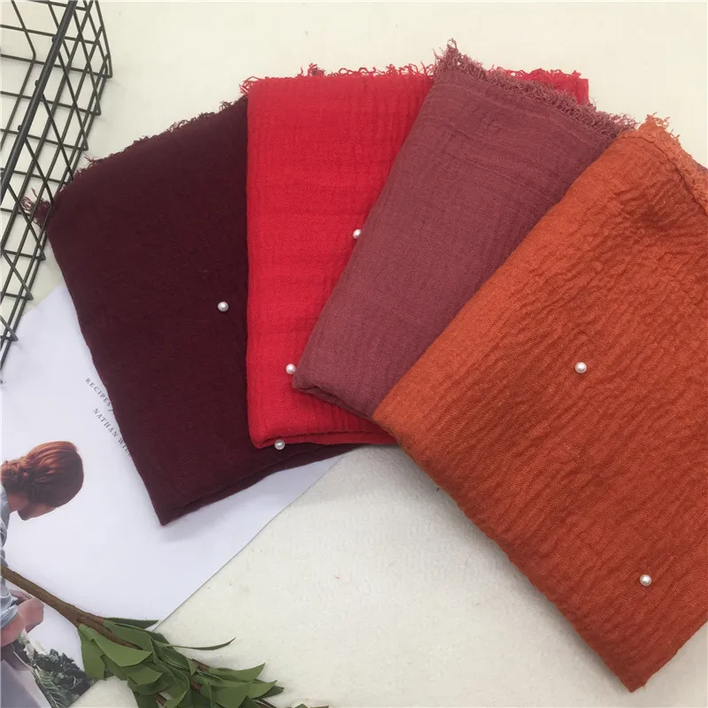Oversize Scarves Muslim Crinkle Hijab Scarf Women Solid Color Cotton Shawls And Wraps Soft Big Pearl Head Scarf Shawl Women
Oversize Scarves Muslim Crinkle Hijab Scarf Women Solid Color Cotton Shawls And Wraps Soft Big Pearl Head Scarf Shawl Women