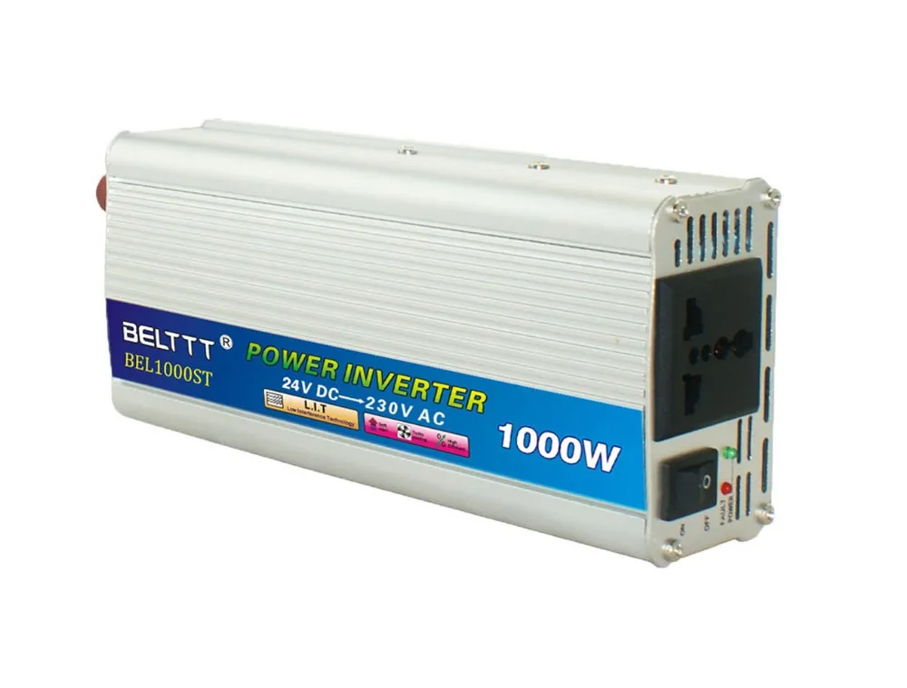Инвертор напряжения DC24V в AC220v 1000 Вт модифицированный синусоидальный инвертор