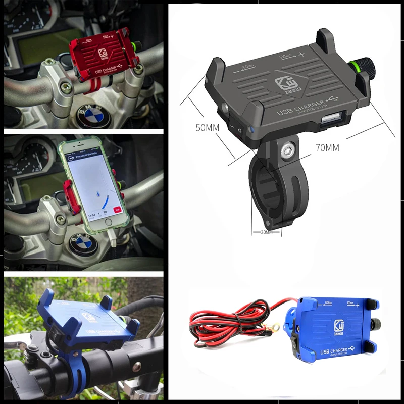 Universal Aluminium Alloy USB Charger Motorcycle Phone Holder 360 Universal Rotating Mount Mobile Rearview Mirror Phone Stand
Universal Aluminium Alloy USB Charger Motorcycle Phone Holder 360 Universal Rotating Mount Mobile Rearview Mirror Phone Stand