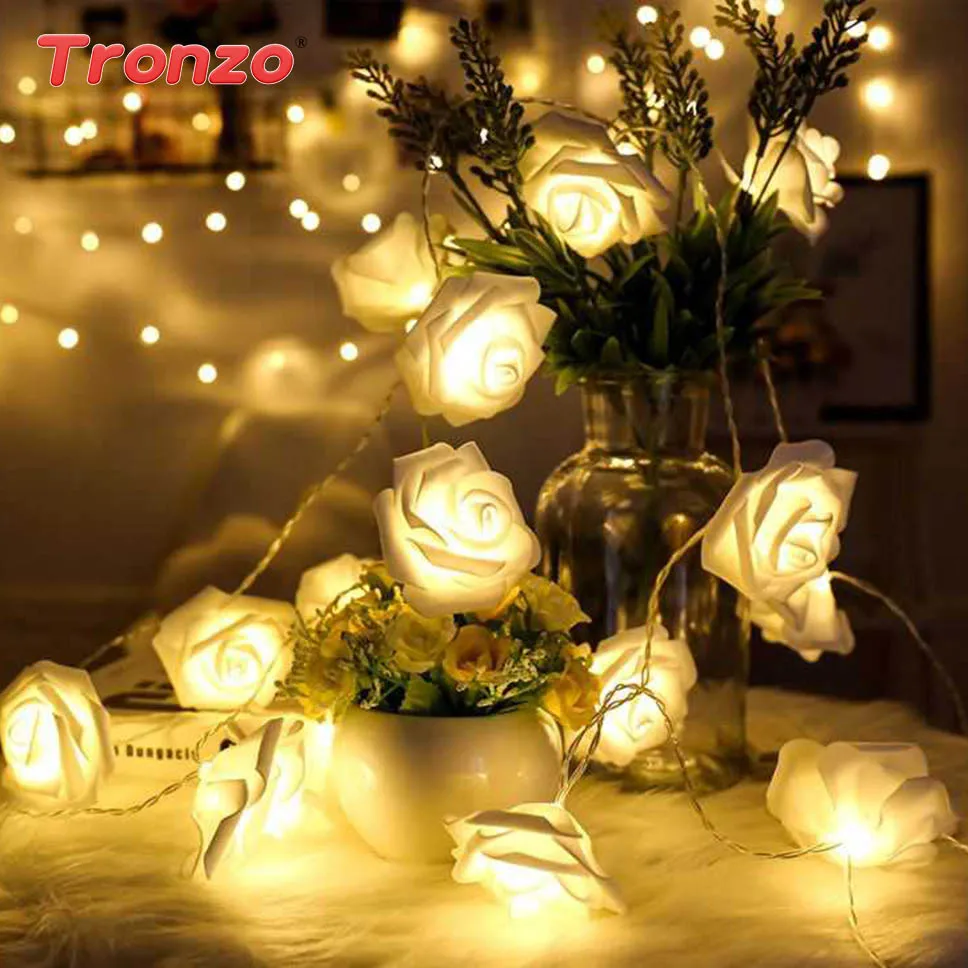 Tronzo 3M 20Lights Artificial Flower String Light Wedding Marriage Decorations For Home Plastic Rose Battery Lights Party Favors
Tronzo 3M 20Lights Artificial Flower String Light Wedding Marriage Decorations For Home Plastic Rose Battery Lights Party Favors