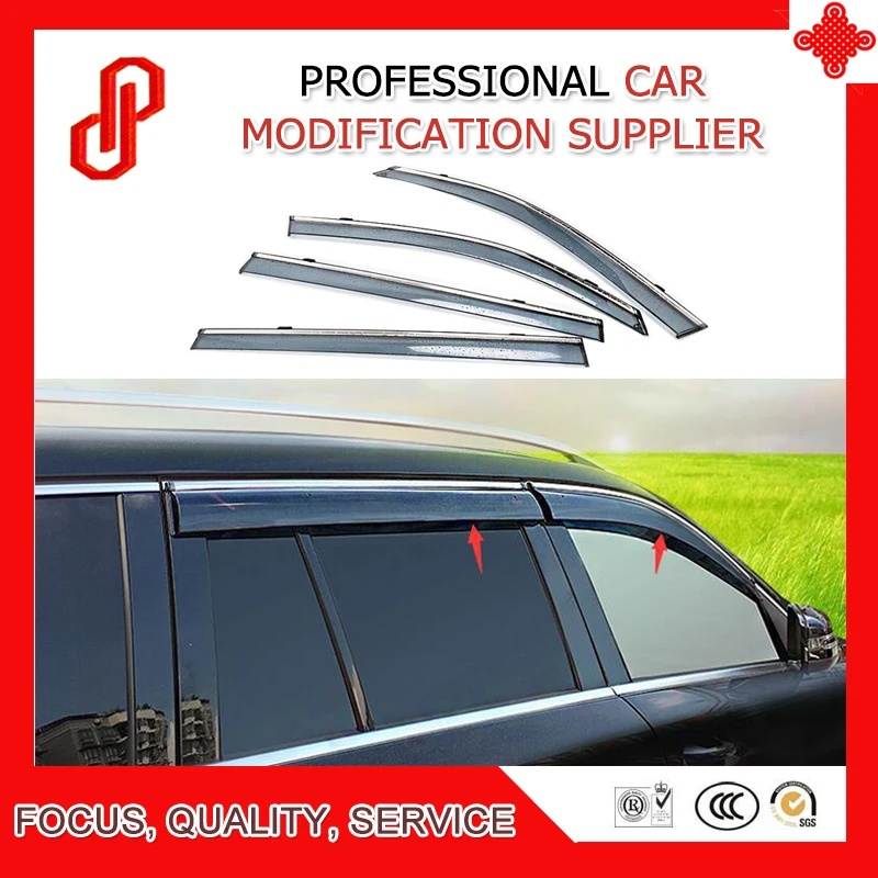 High Quality Injection molding trim vent shade rain sun wind deflector window visor for Atlas Teramont 2017 2018 2019
High Quality Injection molding trim vent shade rain sun wind deflector window visor for Atlas Teramont 2017 2018 2019