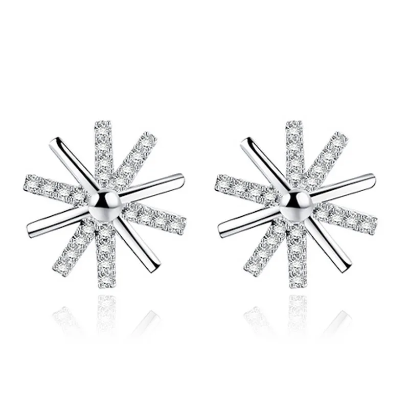 925 sterling silver hot sell sunflower shiny crystal ladies stud earrings jewelry anti allergy female women birthday gift
925 sterling silver hot sell sunflower shiny crystal ladies stud earrings jewelry anti allergy female women birthday gift