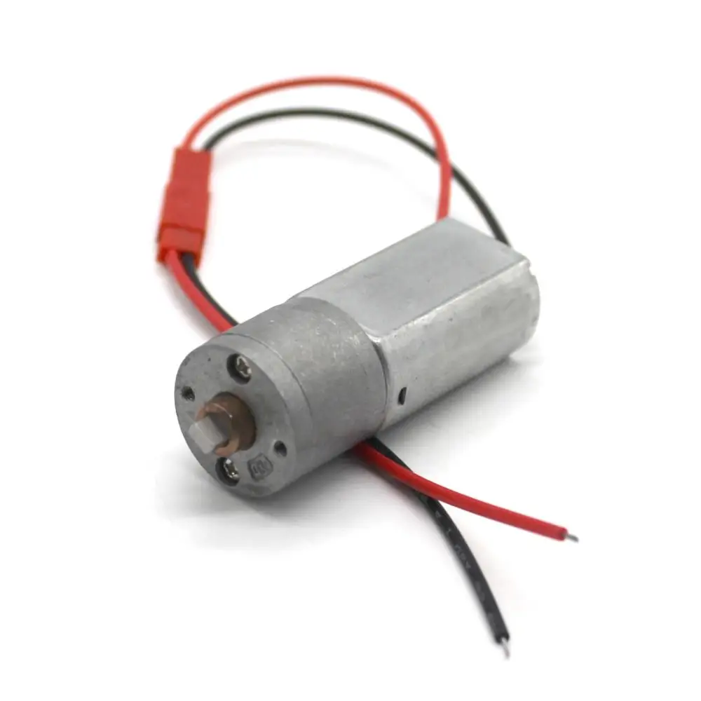 2 pcs Iron Shell 180 Gear Motor High Torque Electric Gear Reduction Motor Full Metal Reduction DC Gear Motors With JST Cable
2 pcs Iron Shell 180 Gear Motor High Torque Electric Gear Reduction Motor Full Metal Reduction DC Gear Motors With JST Cable