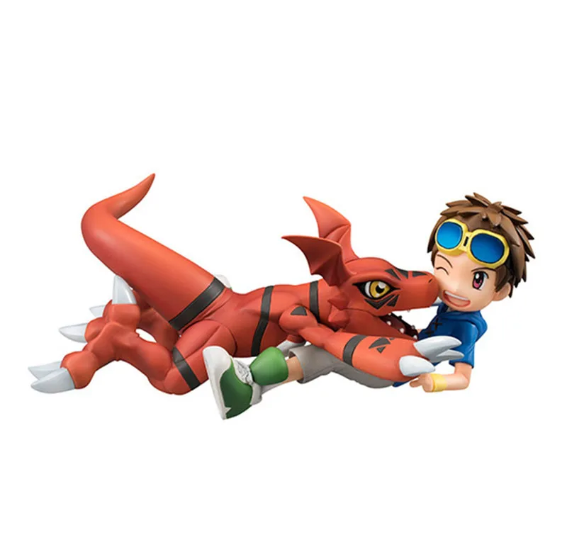 Новинка 2017 года аниме Digimon guilmon и Мацуда takato PVC Фигурки Модель Игрушечные лошадки