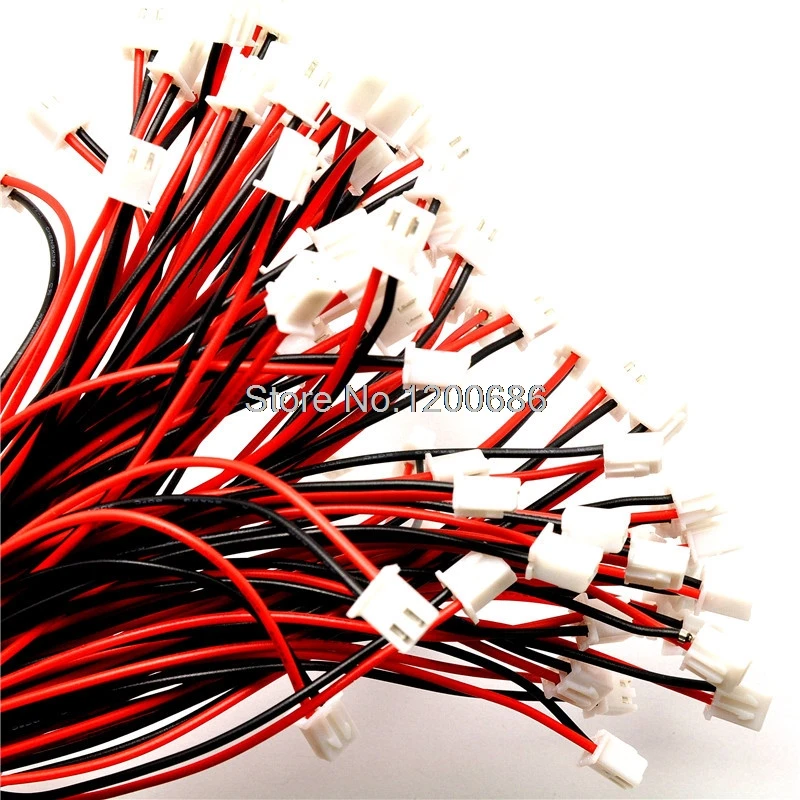 

2P 22AWG JST XH2.54 Connector Wire Cable 30cm Length 2PIN