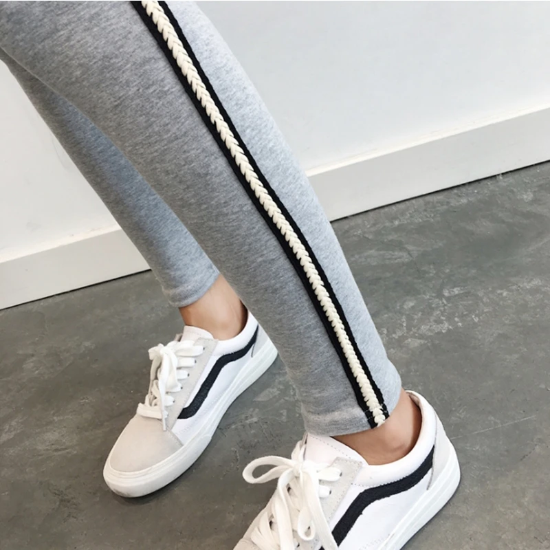 JIANWEILI Leggings women gothic legging Spring and Autumn leggins fitness Ankle-Length thin trousers legins | Женская одежда