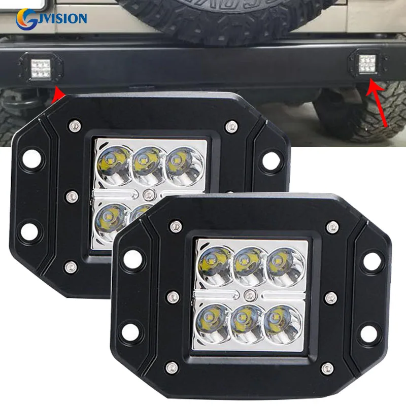 12V 24V 6LED White 18W Car 4X4 4WD Off-Road Working Lights Spot/Flood Light for Jeep Truck SUV ATV LED Work light
12V 24V 6LED White 18W Car 4X4 4WD Off-Road Working Lights Spot/Flood Light for Jeep Truck SUV ATV LED Work light