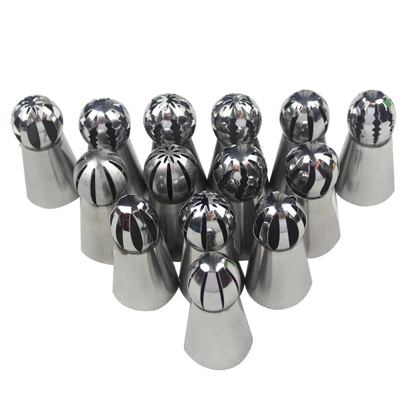 14Pcs/Sets Stainless Steel Pastry Nozzles Piping Tips Cupcake Bakery Icing Nozzle DIY Confectionery Pastry Cake Decorating Tools
14Pcs/Sets Stainless Steel Pastry Nozzles Piping Tips Cupcake Bakery Icing Nozzle DIY Confectionery Pastry Cake Decorating Tools
