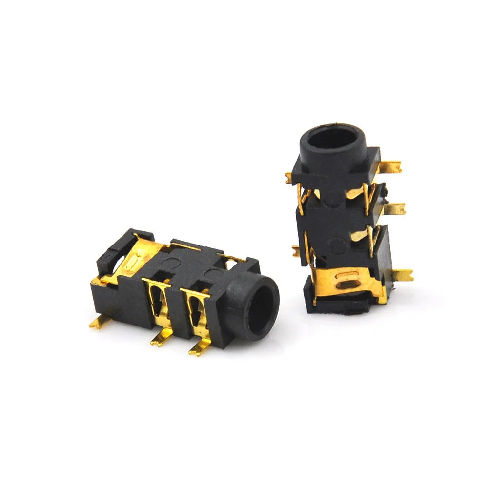 10PCS Female Audio Connector 5 Pin SMT SMD Headphone Jack Socket PJ-327A Gold-Plated Patch SMD Audio Earphones Socket 3.5mm
10PCS Female Audio Connector 5 Pin SMT SMD Headphone Jack Socket PJ-327A Gold-Plated Patch SMD Audio Earphones Socket 3.5mm