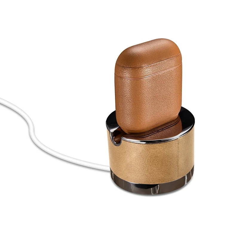 ICARER винтажный Топ чехол из натуральной кожи для Apple AirPods Nappa кожаный защитный