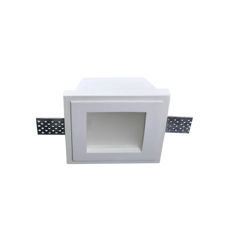 Handmade paintable led down light fixture, Trimless Gypsum light, Embedded plaster down lamp,Square LED light with 5W LED bulb
Handmade paintable led down light fixture, Trimless Gypsum light, Embedded plaster down lamp,Square LED light with 5W LED bulb