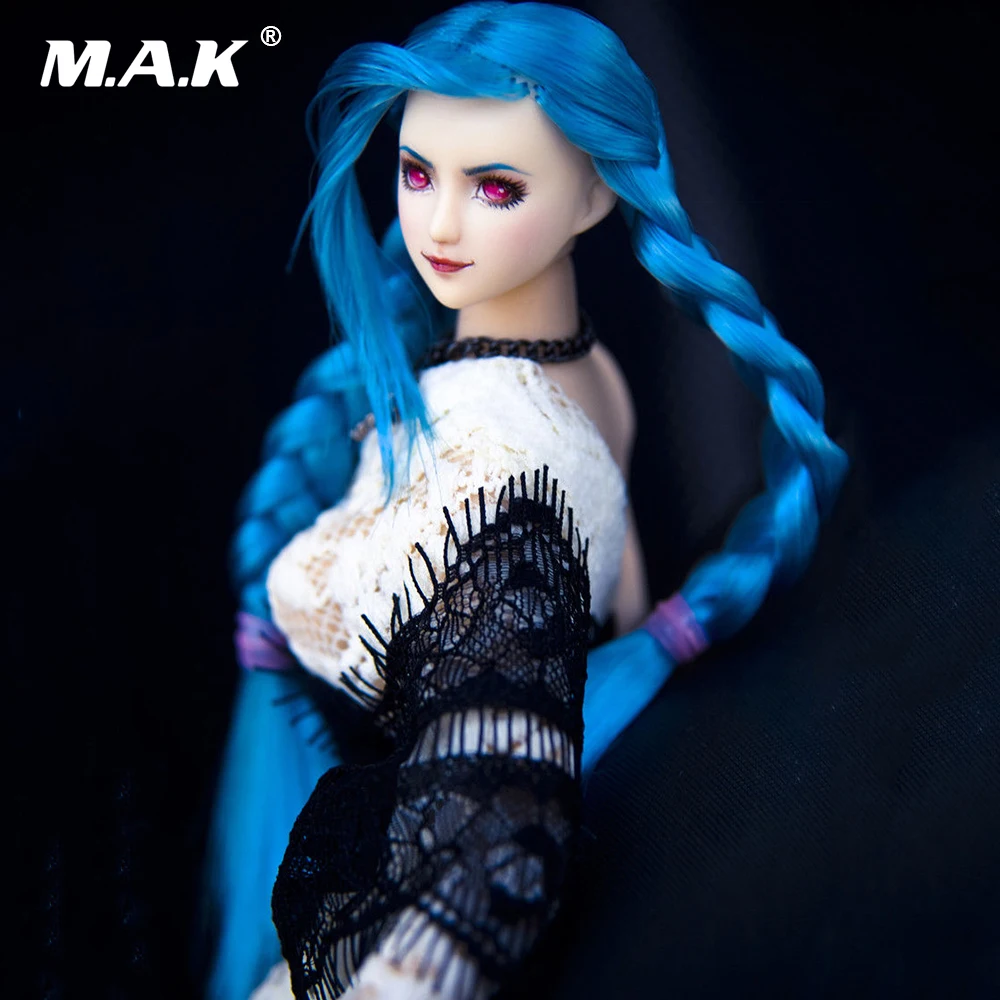Collectible Ob27 Head Sculpt 1/6 Scale Female Figure Accessory Blue Hair Double Braid Ver. Head Carving Model For Pale Doll Body
Collectible Ob27 Head Sculpt 1/6 Scale Female Figure Accessory Blue Hair Double Braid Ver. Head Carving Model For Pale Doll Body
